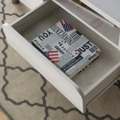 Frelmer 1 Drawer Coffee Table White Oak/Distressed Gray - miBasics -Coffee Tables Elegant store unnamed file 2965