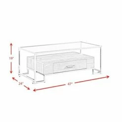 Hampton Rectangle Storage Coffee Table Light Walnut/Chrome - Picket House Furnishings 21 Hampton Rectangle Storage Coffee Table Light Walnut/Chrome - Picket House Furnishings -Coffee Tables Elegant store unnamed file 2996