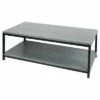 Coffee Table - Solid Red Oak Top & Shelf - Gray Wash - Flora Home -Coffee Tables Elegant store unnamed file 2997