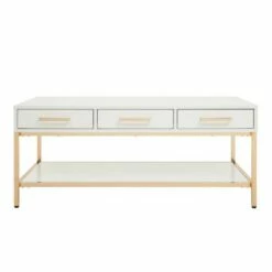 Alios Cocktail Table Gold - OSP Home Furnishings -Coffee Tables Elegant store unnamed file 3004