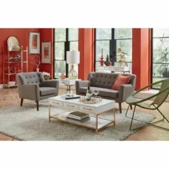 Alios Cocktail Table Gold - OSP Home Furnishings -Coffee Tables Elegant store unnamed file 3006