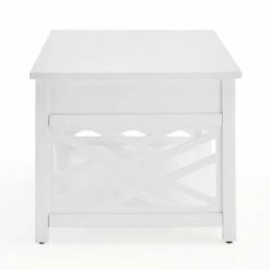 36" Middlebury Wood Coffee Table with Drawer White - Alaterre Furniture -Coffee Tables Elegant store unnamed file 3012
