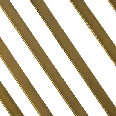 Monaco Coffee Table Black Wood/Antiqued Brass - Armen Living 6 Monaco Coffee Table Black Wood/Antiqued Brass - Armen Living - Image 4