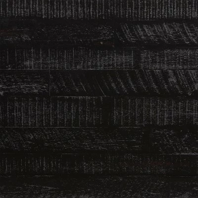 Monaco Coffee Table Black Wood/Antiqued Brass - Armen Living 7 Monaco Coffee Table Black Wood/Antiqued Brass - Armen Living - Image 5