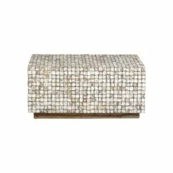 Dellwood Coconut Shell Coffee Table - East At Main White