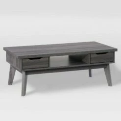 Hollywood Coffee Table Dark Gray - CorLiving
