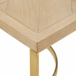 Madeline Coffee Table Natural Finish/Gold - Inspire Q -Coffee Tables Elegant store unnamed file 3107