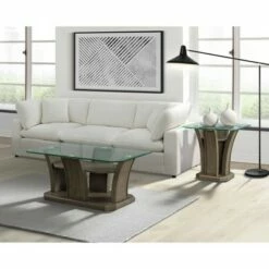 Simms Rectangular Coffee Table Gray - Picket House Furnishings