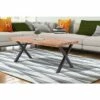 44" Selma Coffee Table Brown/Black - Summerland Home -Coffee Tables Elegant store unnamed file 3144