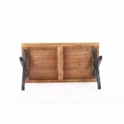 44" Selma Coffee Table Brown/Black - Summerland Home -Coffee Tables Elegant store unnamed file 3151