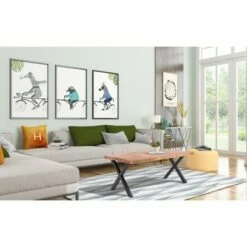 44" Selma Coffee Table Brown/Black - Summerland Home -Coffee Tables Elegant store unnamed file 3152