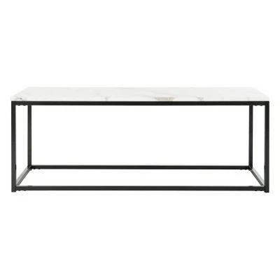 Coffee Table White Gray - Safavieh 6 Coffee Table White Gray - Safavieh - Image 4