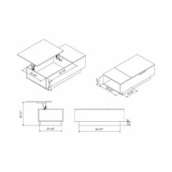 Marceau Flip Top Coffee Table Vintage Gray Oak - miBasics -Coffee Tables Elegant store unnamed file 3182