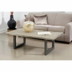 Yukon Live Edge Cocktail Table Gray - Treasure Trove Accents -Coffee Tables Elegant store unnamed file 3191