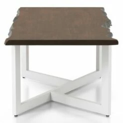 Grinta Coffee Table with X Cross Base Oak/White - miBasics -Coffee Tables Elegant store unnamed file 3212