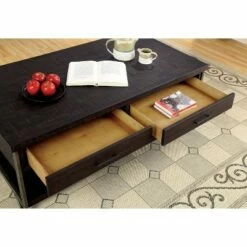 Del Bene 2 Drawer Coffee Table Dark Oak - miBasics -Coffee Tables Elegant store unnamed file 3218