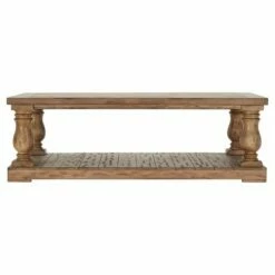 Murray Hill Balustrade Small Cocktail Table - Natural - Inspire Q