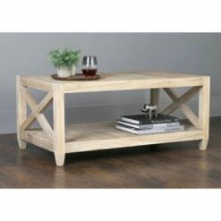 Pavo Mindi Wood Coffee Table Brown - East At Main