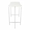 Tulare Console Table White/Silver - ZM Home -Coffee Tables Elegant store unnamed file 3240