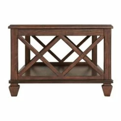 45" Bridgton Wood Coffee Table Cherry - Alaterre Furniture -Coffee Tables Elegant store unnamed file 3243