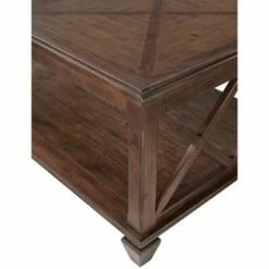 45" Bridgton Wood Coffee Table Cherry - Alaterre Furniture -Coffee Tables Elegant store unnamed file 3244