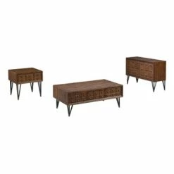 Cambridge 3 Drawer Cocktail Table Brown - Treasure Trove Accents -Coffee Tables Elegant store unnamed file 3261