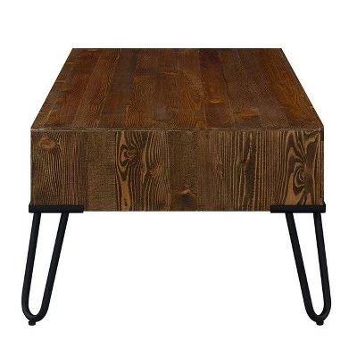 Bryant Coffee Table with Storage Aged Pine - Serta 7 Bryant Coffee Table with Storage Aged Pine - Serta - Image 5