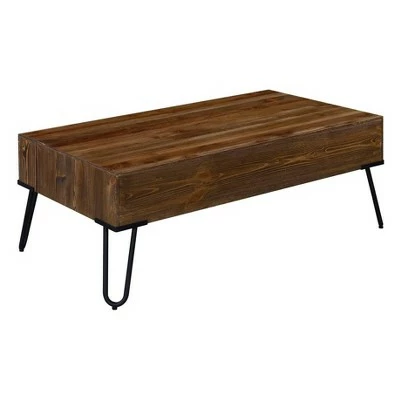 Bryant Coffee Table with Storage Aged Pine - Serta 8 Bryant Coffee Table with Storage Aged Pine - Serta - Image 6