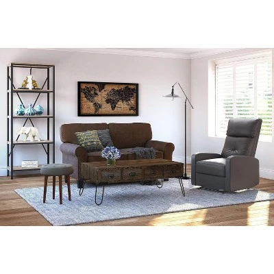 Bryant Coffee Table with Storage Aged Pine - Serta 11 Bryant Coffee Table with Storage Aged Pine - Serta - Image 9