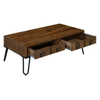 Bryant Coffee Table with Storage Aged Pine - Serta 15 Bryant Coffee Table with Storage Aged Pine - Serta - Image 13