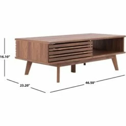 Rori 1 Shelf Coffee Table - Walnut - Safavieh 14 Rori 1 Shelf Coffee Table - Walnut - Safavieh -Coffee Tables Elegant store unnamed file 333