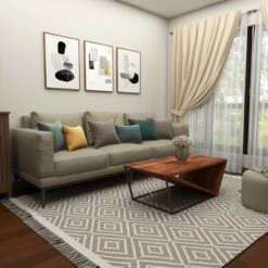 Olivia & May Modern Triangular Coffee Table Brown - Olivia & May -Coffee Tables Elegant store unnamed file 3330