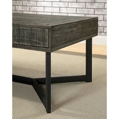 Craddock 2 Drawer Coffee Table Dark Oak - miBasics 7 Craddock 2 Drawer Coffee Table Dark Oak - miBasics - Image 5