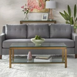 Manhattan Coffee Table Gold - Buylateral