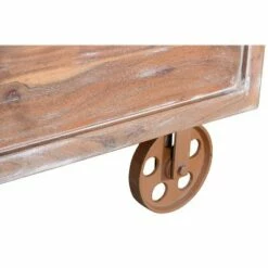 Distressed Mango Wood Trunk Storage Coffee Table with Tray Top and Caster Brown - The Urban Port -Coffee Tables Elegant store unnamed file 3345