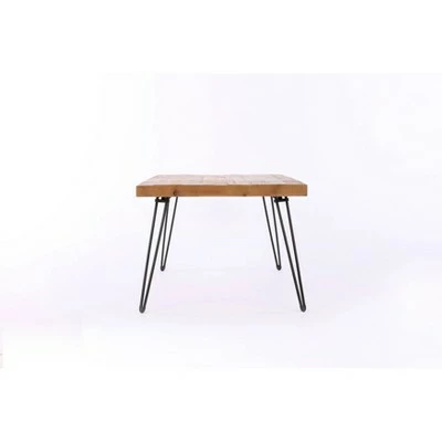 42" Exeter Coffee Table Natural/Black - Summerland Home 7 42" Exeter Coffee Table Natural/Black - Summerland Home - Image 5