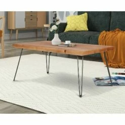 42" Exeter Coffee Table Natural/Black - Summerland Home 20 42" Exeter Coffee Table Natural/Black - Summerland Home -Coffee Tables Elegant store unnamed file 3355