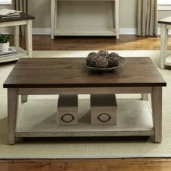 Lancaster Cocktail Table Gray - Liberty Furniture
