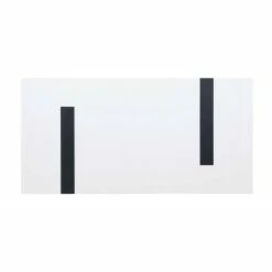 Druse Coffee Table with U-Shaped Legs White/Black - miBasics -Coffee Tables Elegant store unnamed file 3388