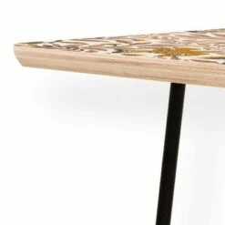 Avenie Secret Garden Petals Coffee Table - Deny Designs Pink/black -Coffee Tables Elegant store unnamed file 3408