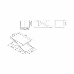 Diegga Curved Design Coffee Table Vintage Gray/Oak - miBasics 13 Diegga Curved Design Coffee Table Vintage Gray/Oak - miBasics -Coffee Tables Elegant store unnamed file 3424