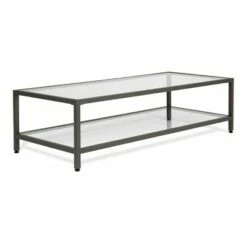 Studio Designs Home Camber Modern Glass Coffee Table - Studio Designs Gray -Coffee Tables Elegant store unnamed file 3450