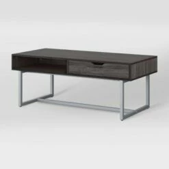 Auston Single Drawer Coffee Table - CorLiving White -Coffee Tables Elegant store unnamed file 3460