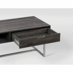 Auston Single Drawer Coffee Table - CorLiving White -Coffee Tables Elegant store unnamed file 3464