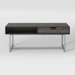 Auston Single Drawer Coffee Table - CorLiving White -Coffee Tables Elegant store unnamed file 3466