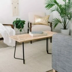 Holli Zollinger Esprit Coffee Table - Deny Designs Black