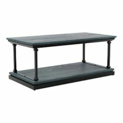 Tullymore Shelf Base Coffee Table - miBasics Dark Oak/black -Coffee Tables Elegant store unnamed file 349