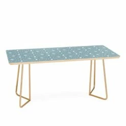 Mirimo Celebration Ciel Coffee Table - Deny Designs Blue/gold -Coffee Tables Elegant store unnamed file 3498