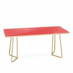 Mirimo Celebration Coral Coffee Table - Deny Designs Gold -Coffee Tables Elegant store unnamed file 3515