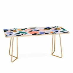 Marta Barragan Camarasa Terrazzo Brushstrokes Coffee Table - Deny Designs Black -Coffee Tables Elegant store unnamed file 3541
